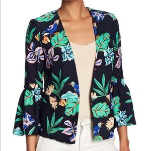PHILOSOPHY Tropical Flowers and Birds Blazer